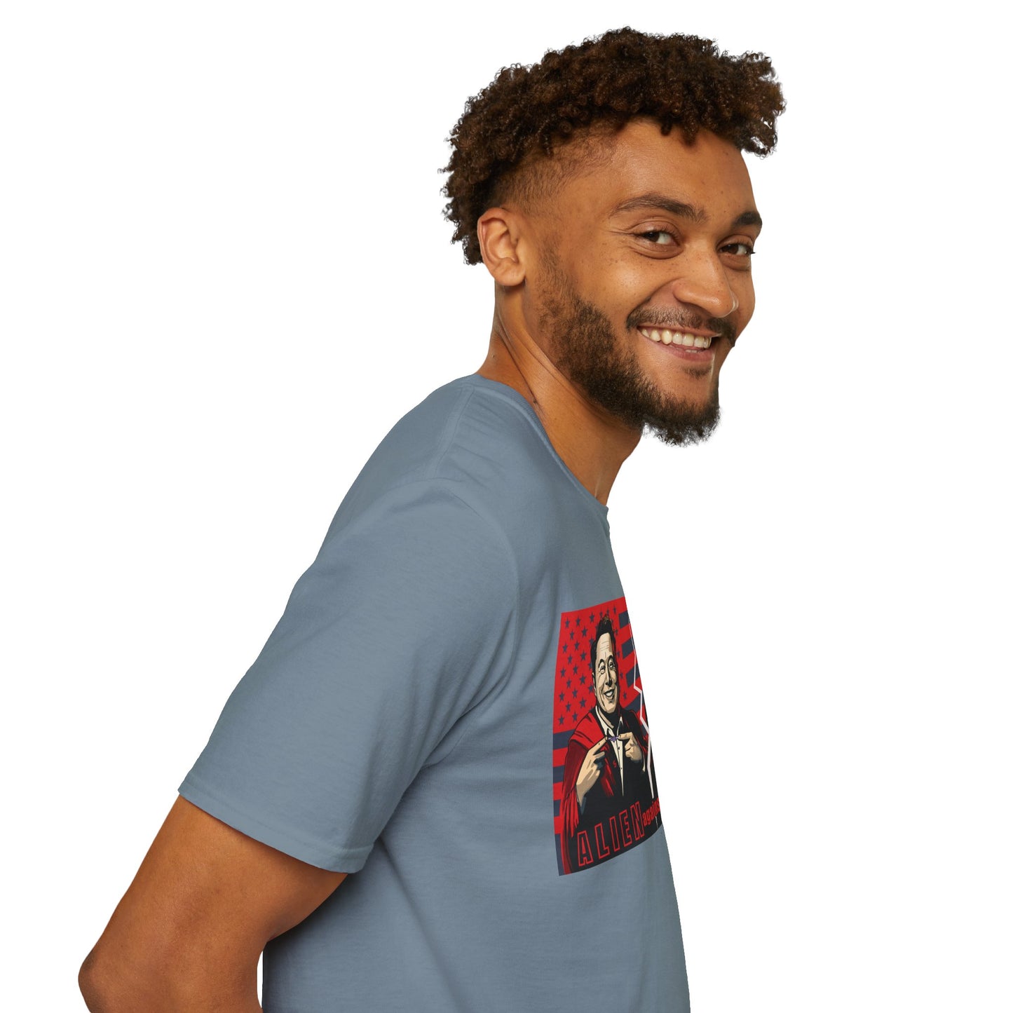 Trump vs Elon Shirt, Alien and Predator, Political T Shirt, Donald Trump and Elon Musk Breakup, Anti Maga, Anti Elon, Red White &  Blue Tee