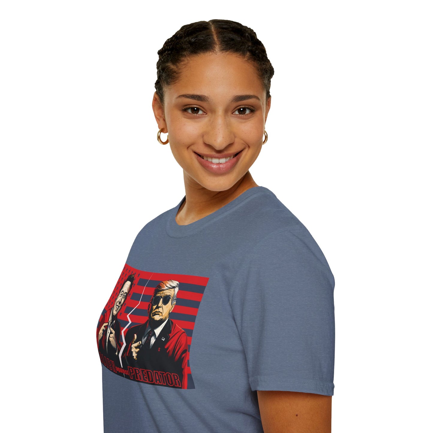 Trump vs Elon Shirt, Alien and Predator, Political T Shirt, Donald Trump and Elon Musk Breakup, Anti Maga, Anti Elon, Red White &  Blue Tee