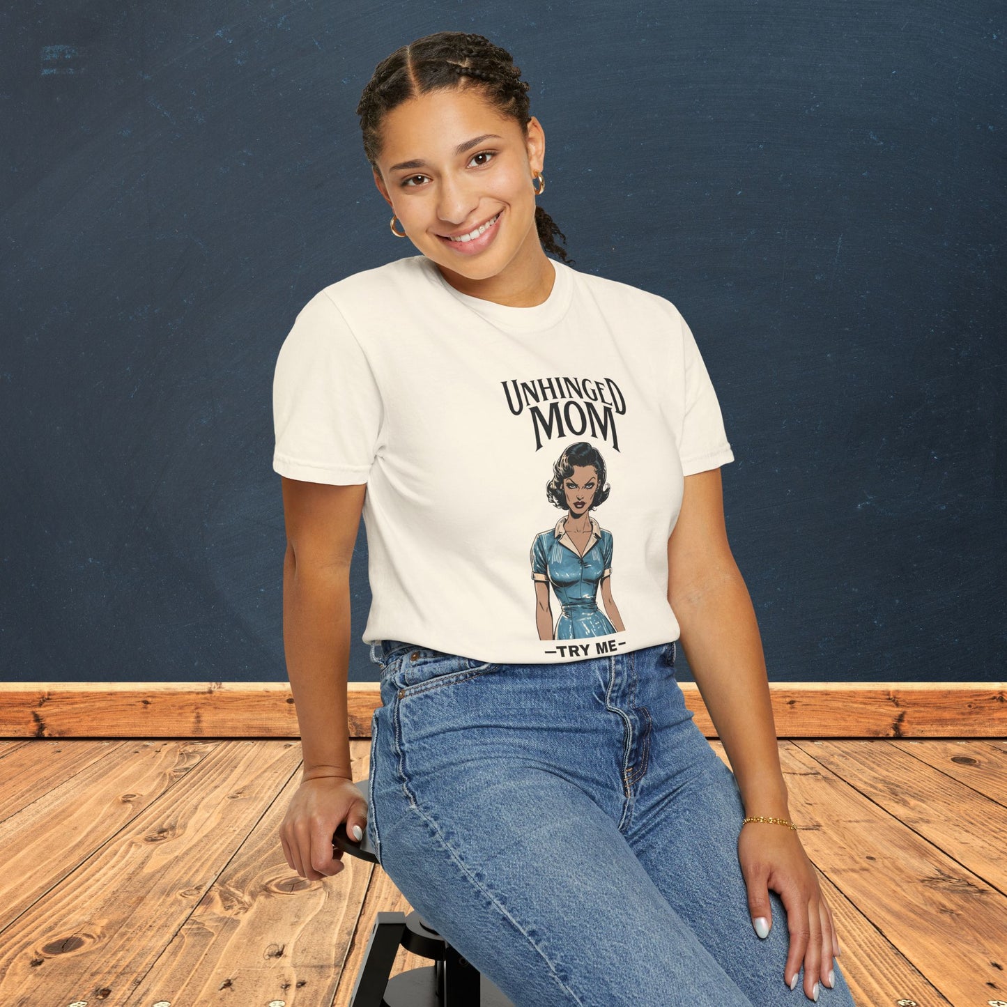 Unhinged Mom T-shirt, Best Mom Gift, Hot Mama Tshirt, Funny Mom Shirt, Mom Life Apparel, Mother's Day Gift, Mom Birthday Present, Funny Mom Shirt, Mother T