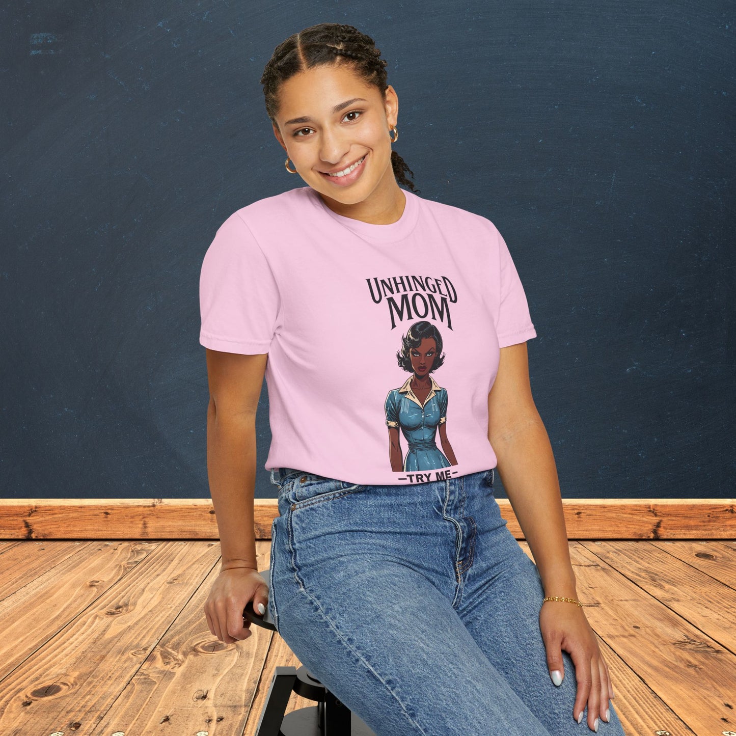 Unhinged Mom Tshirt, Best Mom Gift, Hot Mama Apparel, Funny Mom Shirt, Mother's Day Gift, Mom Birthday Present, Inappropriate Adult Humor Tee, Gift for Mom