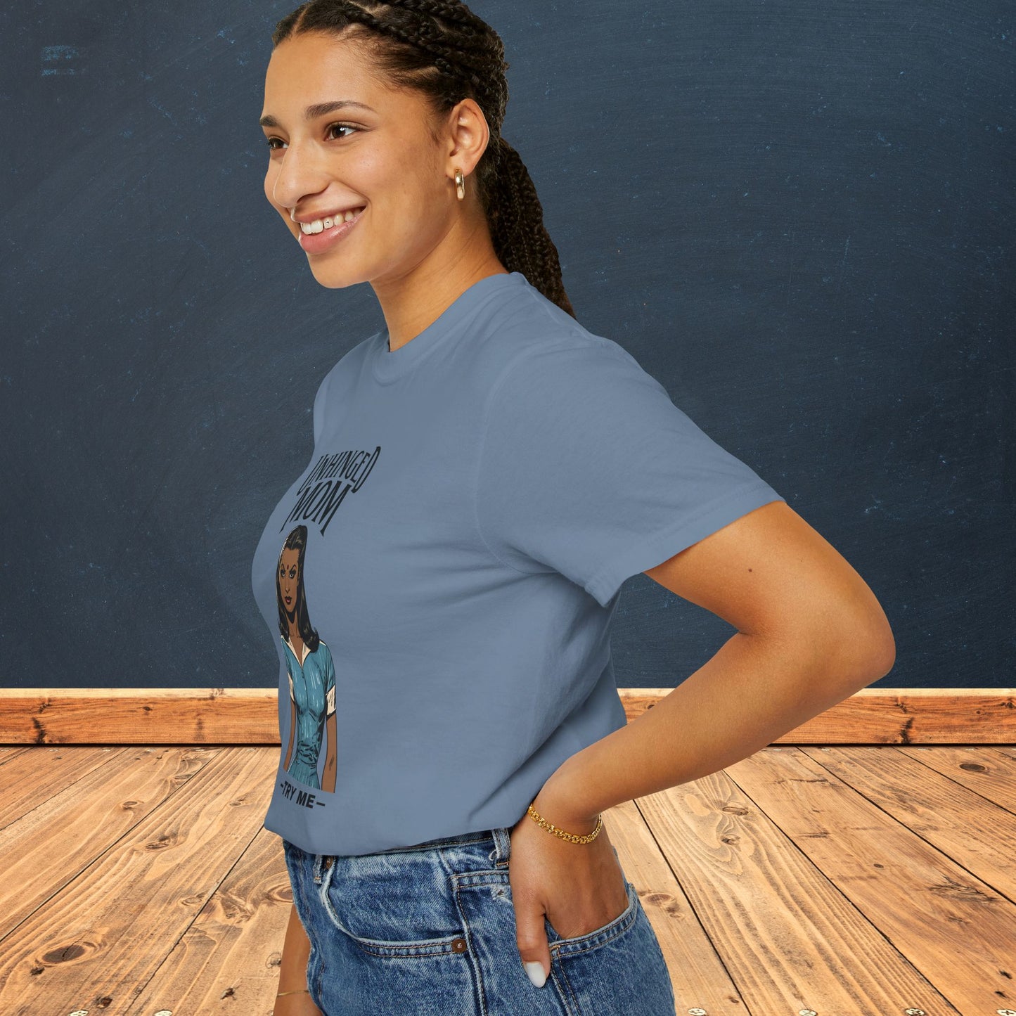 Unhinged Mom Tshirt, Best Mom Gift, Hot Mama Apparel, Funny Mom Shirt, Mother's Day Gift, Mom Birthday Present, Inappropriate Adult Humor Tee, Gift for Mom