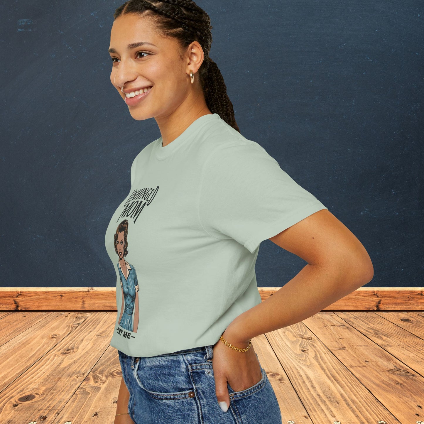 Unhinged Mom T-shirt, Best Mom Gift, Hot Mama Tshirt, Funny Mom Shirt, Mom Life Apparel, Mother's Day Gift, Mom Birthday Present, Inappropriate Adult Humor