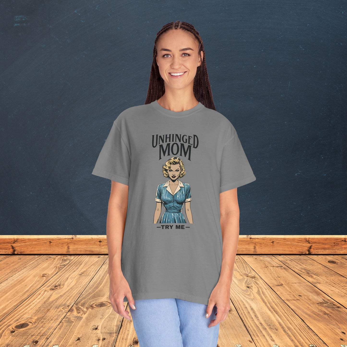 Unhinged Mom T-shirt, Best Mom Gift, Hot Mama Tshirt, Funny Mom Shirt, Mom Life Apparel, Mother's Day Gift, Mom Birthday Present, Inappropriate Adult Humor