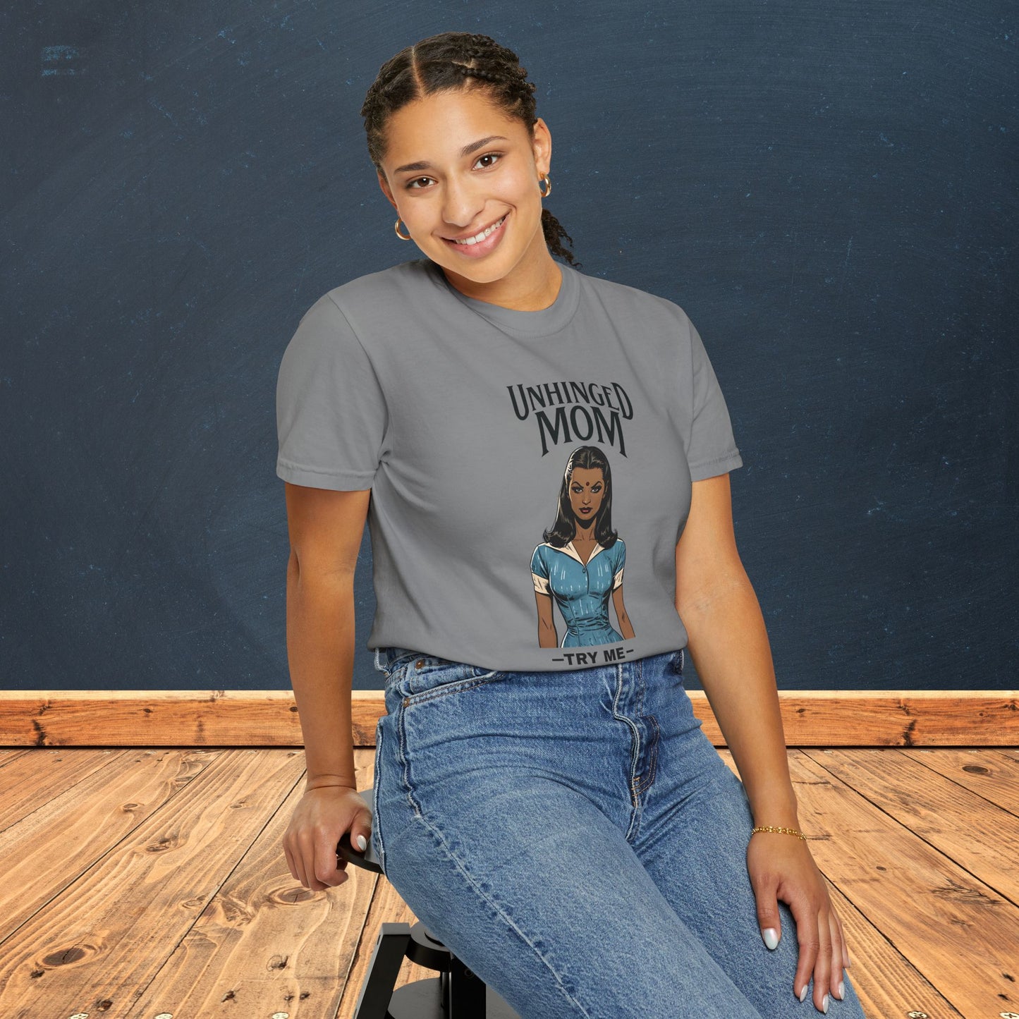 Unhinged Mom Tshirt, Best Mom Gift, Hot Mama Apparel, Funny Mom Shirt, Mother's Day Gift, Mom Birthday Present, Inappropriate Adult Humor Tee, Gift for Mom