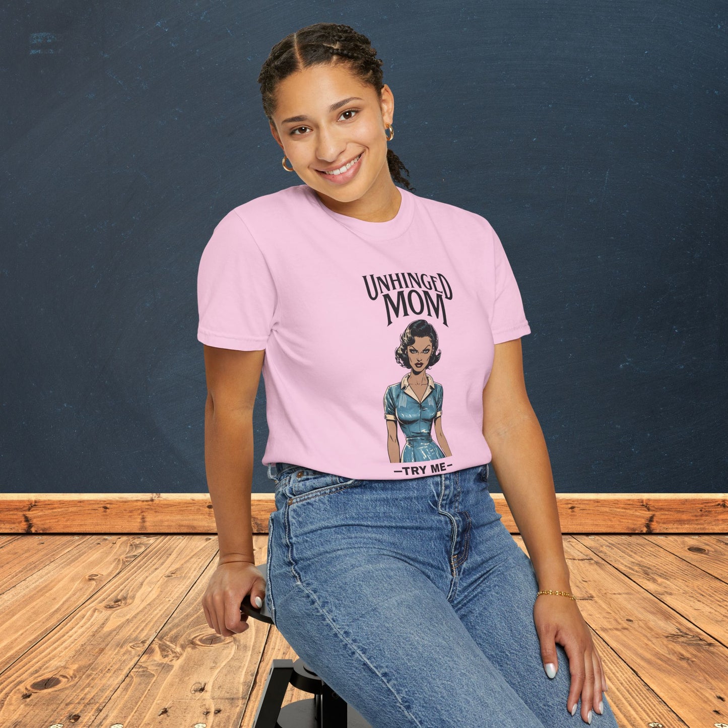 Unhinged Mom T-shirt, Best Mom Gift, Hot Mama Tshirt, Funny Mom Shirt, Mom Life Apparel, Mother's Day Gift, Mom Birthday Present, Funny Mom Shirt, Mother T