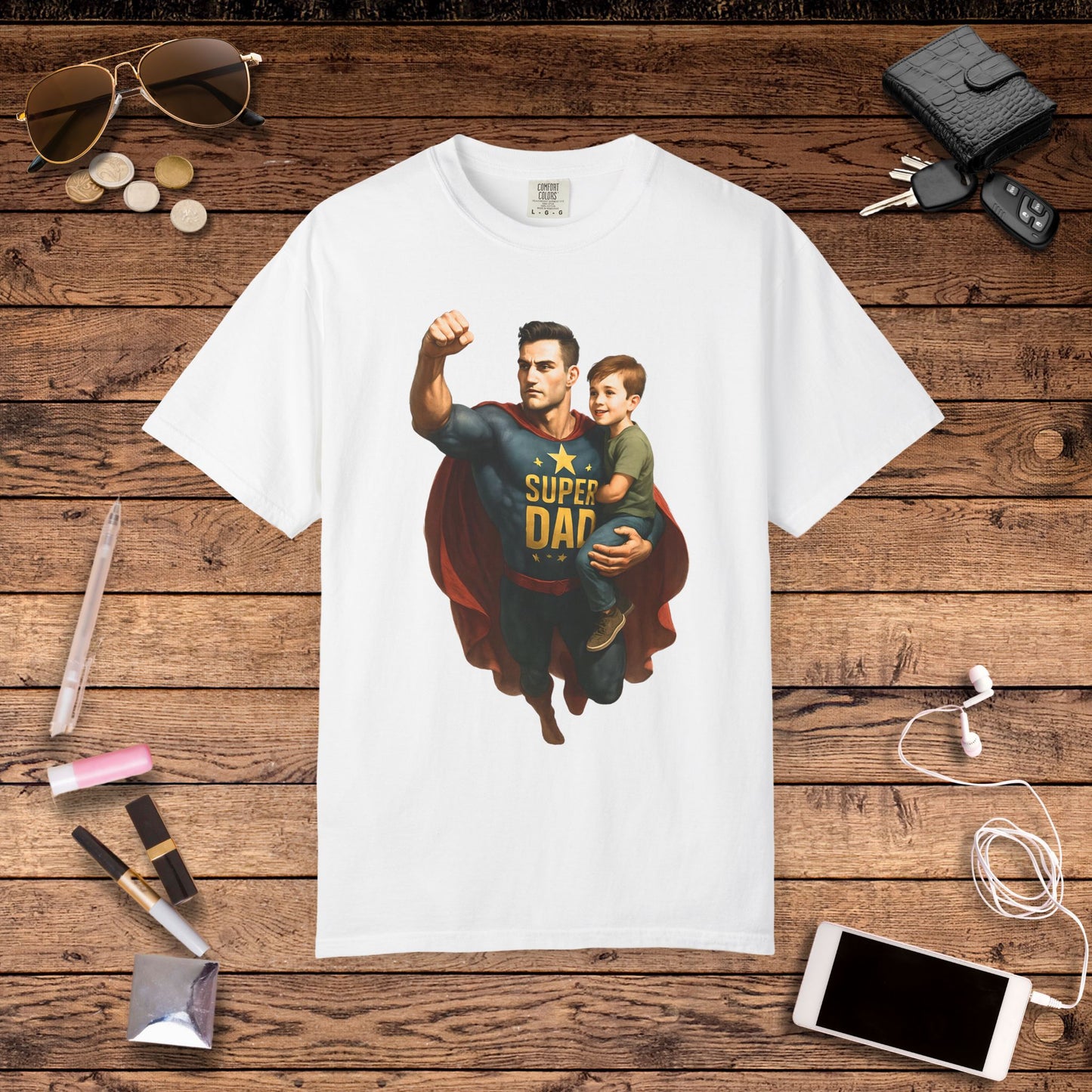 Super Dad T-shirt in Multiple Colors and Styles, Best Dad Gift, Superhero Shirt, Father's Day Shirt, Super Hero Tshirt, Father's Day Gift for Dad, Dad Shirt