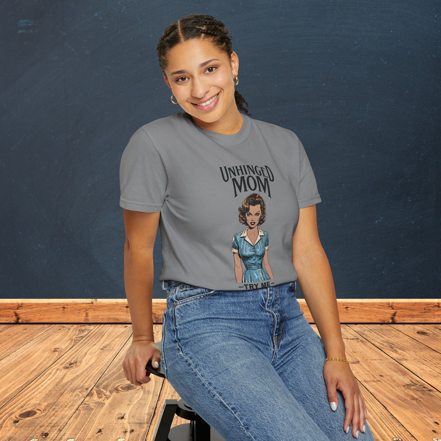 Unhinged Mom T-shirt, Best Mom Gift, Hot Mama Tshirt, Funny Mom Shirt, Mom Life Apparel, Mother's Day Gift, Mom Birthday Present, Inappropriate Adult Humor