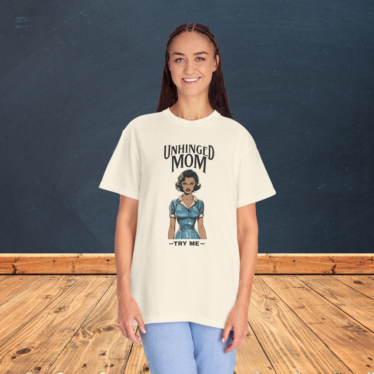 Unhinged Mom T-shirt, Best Mom Gift, Hot Mama Tshirt, Funny Mom Shirt, Mom Life Apparel, Mother's Day Gift, Mom Birthday Present, Funny Mom Shirt, Mother T