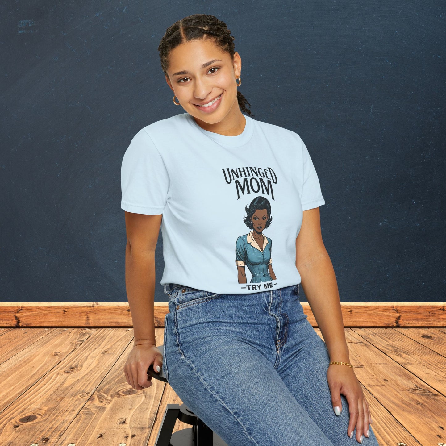 Unhinged Mom T-shirt, Best Mom Gift, Hot Mama Tshirt, Funny Mom Shirt, Mom Life Apparel, Mother's Day Gift, Mom Birthday Present, Inappropriate Adult Humor