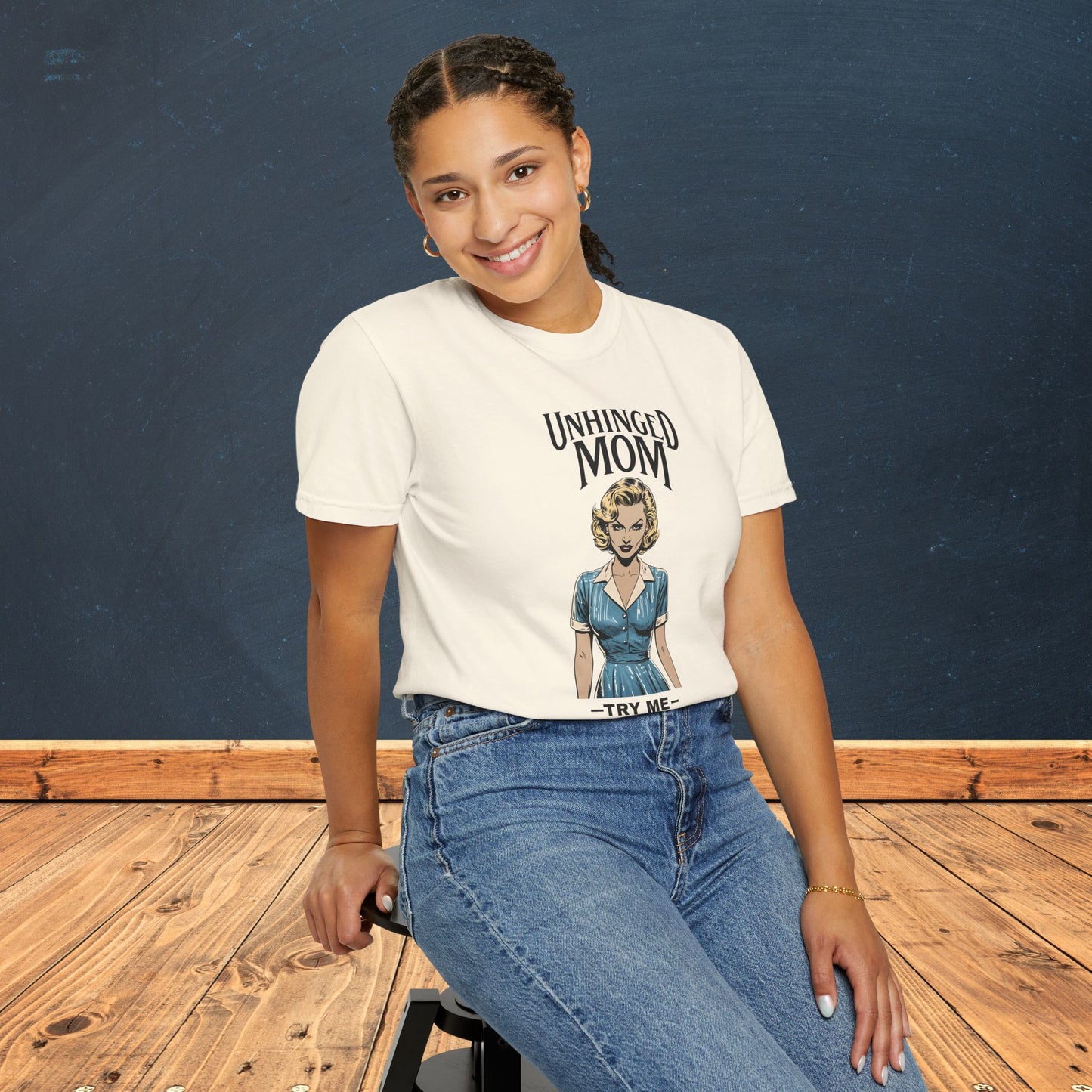 Unhinged Mom T-shirt, Best Mom Gift, Hot Mama Tshirt, Funny Mom Shirt, Mom Life Apparel, Mother's Day Gift, Mom Birthday Present, Inappropriate Adult Humor