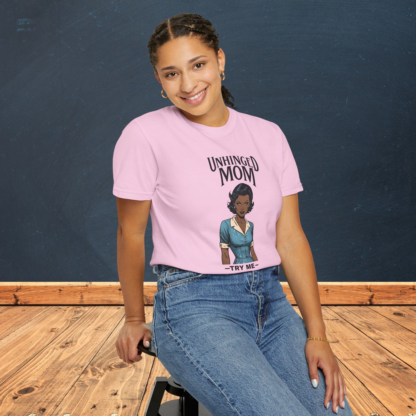 Unhinged Mom T-shirt, Best Mom Gift, Hot Mama Tshirt, Funny Mom Shirt, Mom Life Apparel, Mother's Day Gift, Mom Birthday Present, Inappropriate Adult Humor