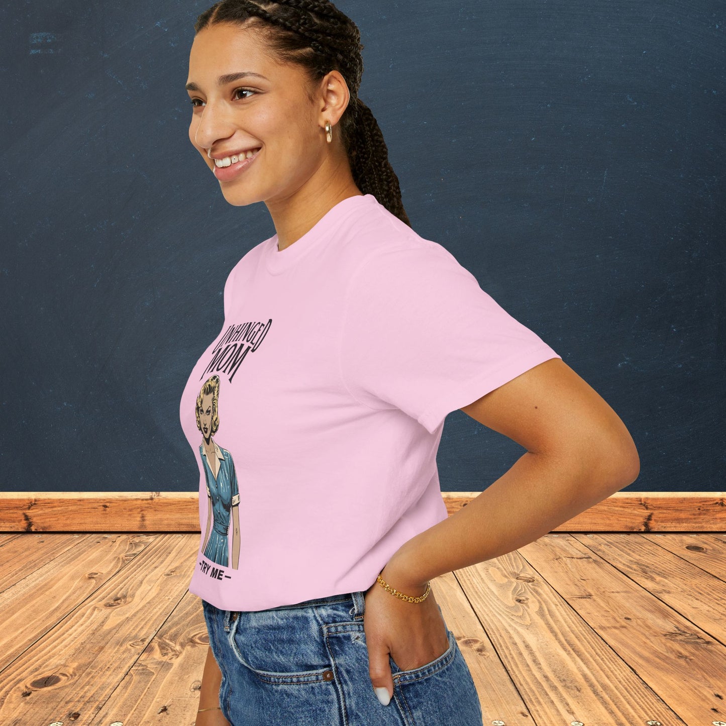 Unhinged Mom T-shirt, Best Mom Gift, Hot Mama Tshirt, Funny Mom Shirt, Mom Life Apparel, Mother's Day Gift, Mom Birthday Present, Inappropriate Adult Humor