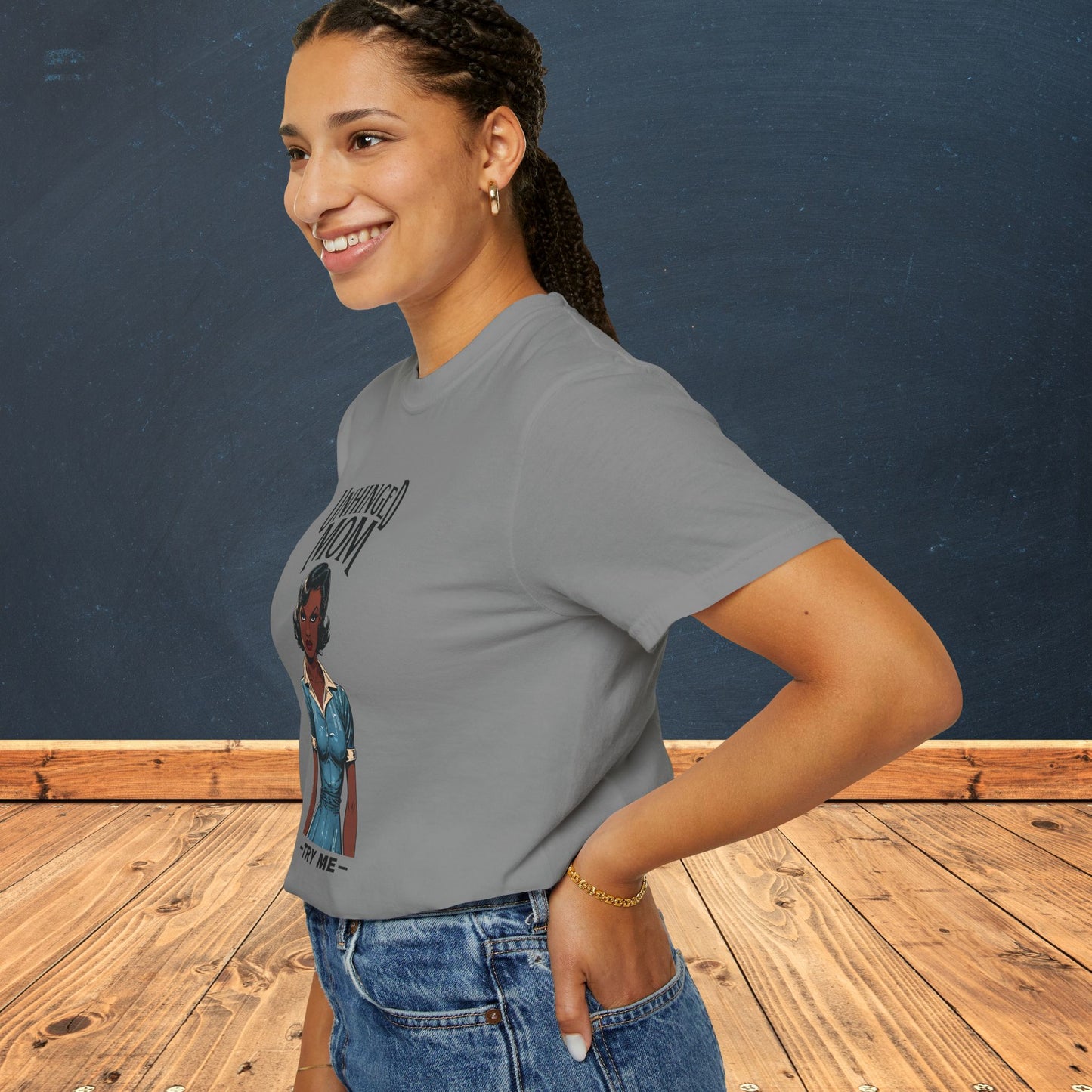 Unhinged Mom Tshirt, Best Mom Gift, Hot Mama Apparel, Funny Mom Shirt, Mother's Day Gift, Mom Birthday Present, Inappropriate Adult Humor Tee, Gift for Mom