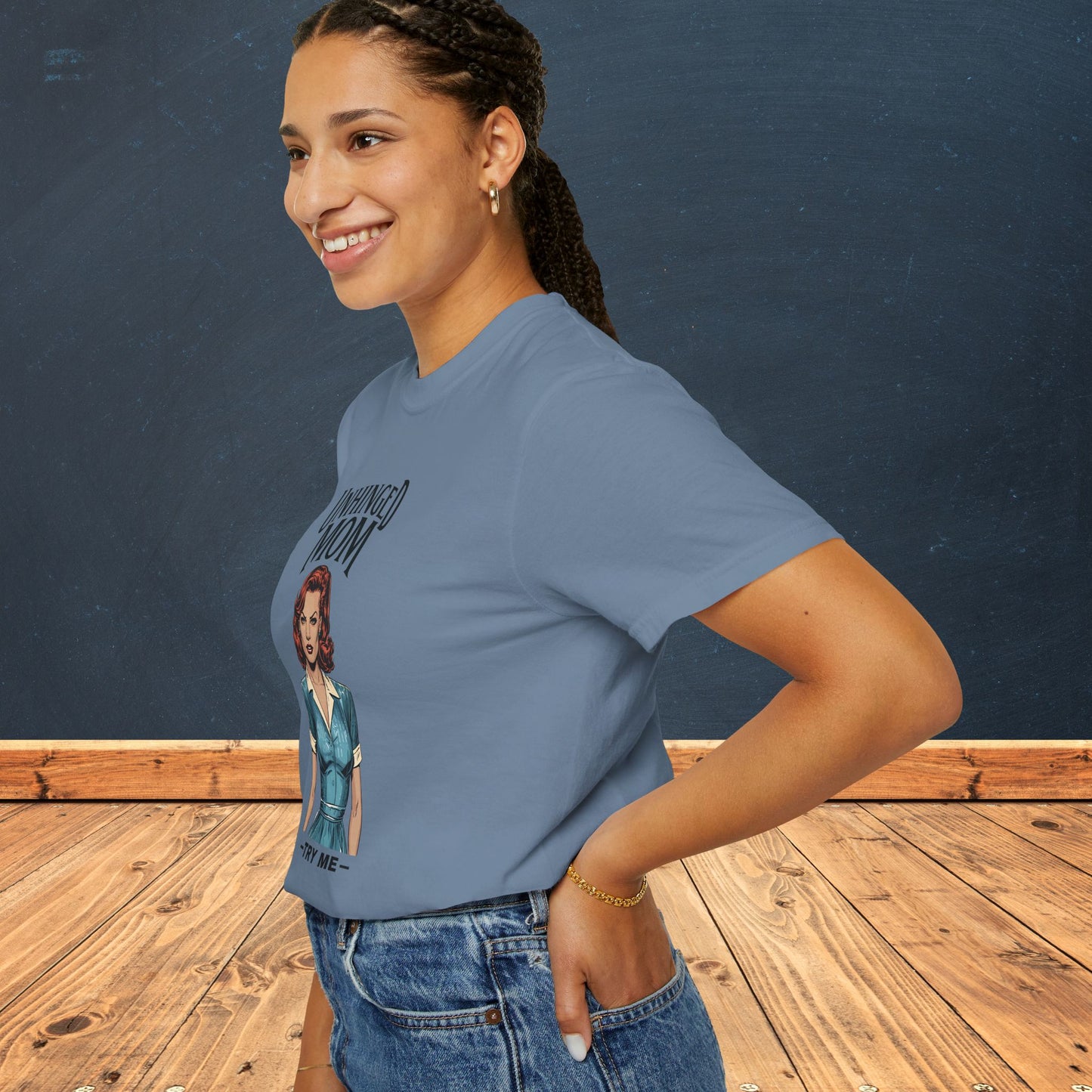 Unhinged Mom T-shirt, Best Mom Gift, Hot Mama Tshirt, Funny Mom Shirt, Mom Life Apparel, Mother's Day Gift, Mom Birthday Present, Inappropriate Adult Humor