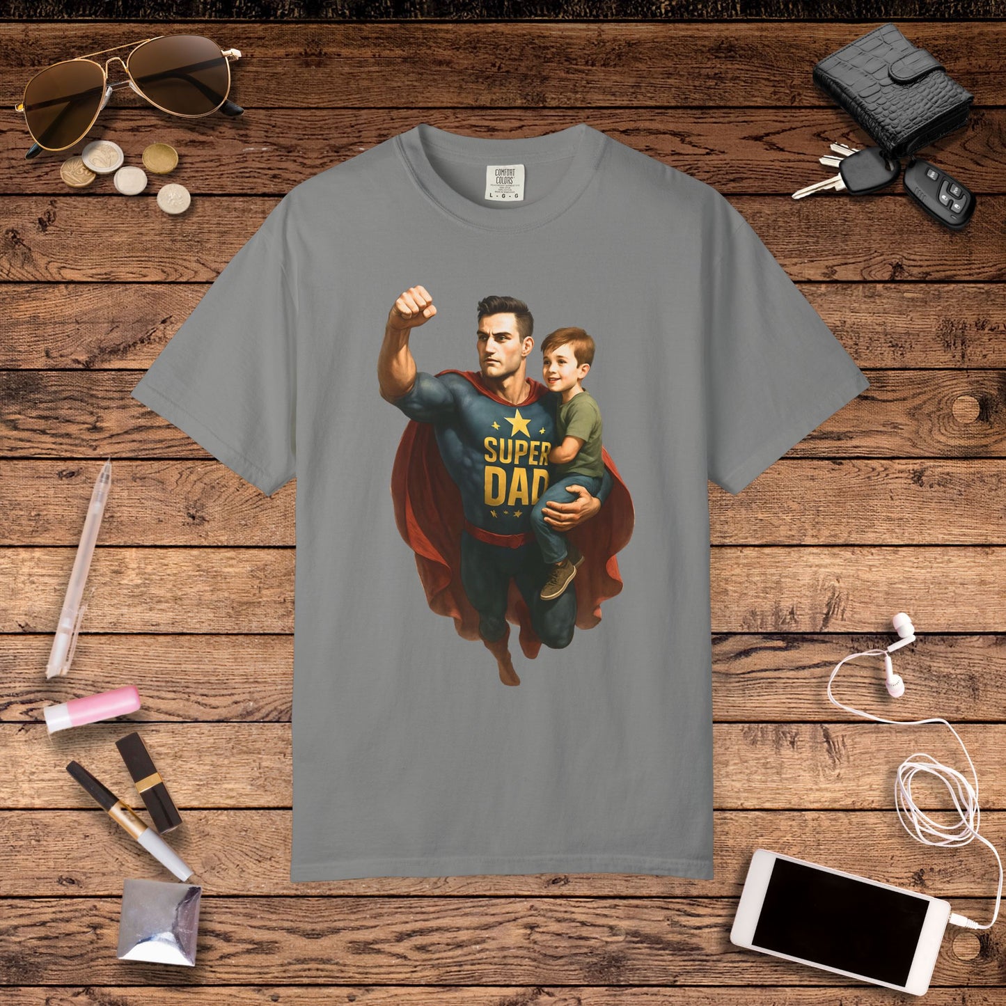 Super Dad T-shirt in Multiple Colors and Styles, Best Dad Gift, Superhero Shirt, Father's Day Shirt, Super Hero Tshirt, Father's Day Gift for Dad, Dad Shirt