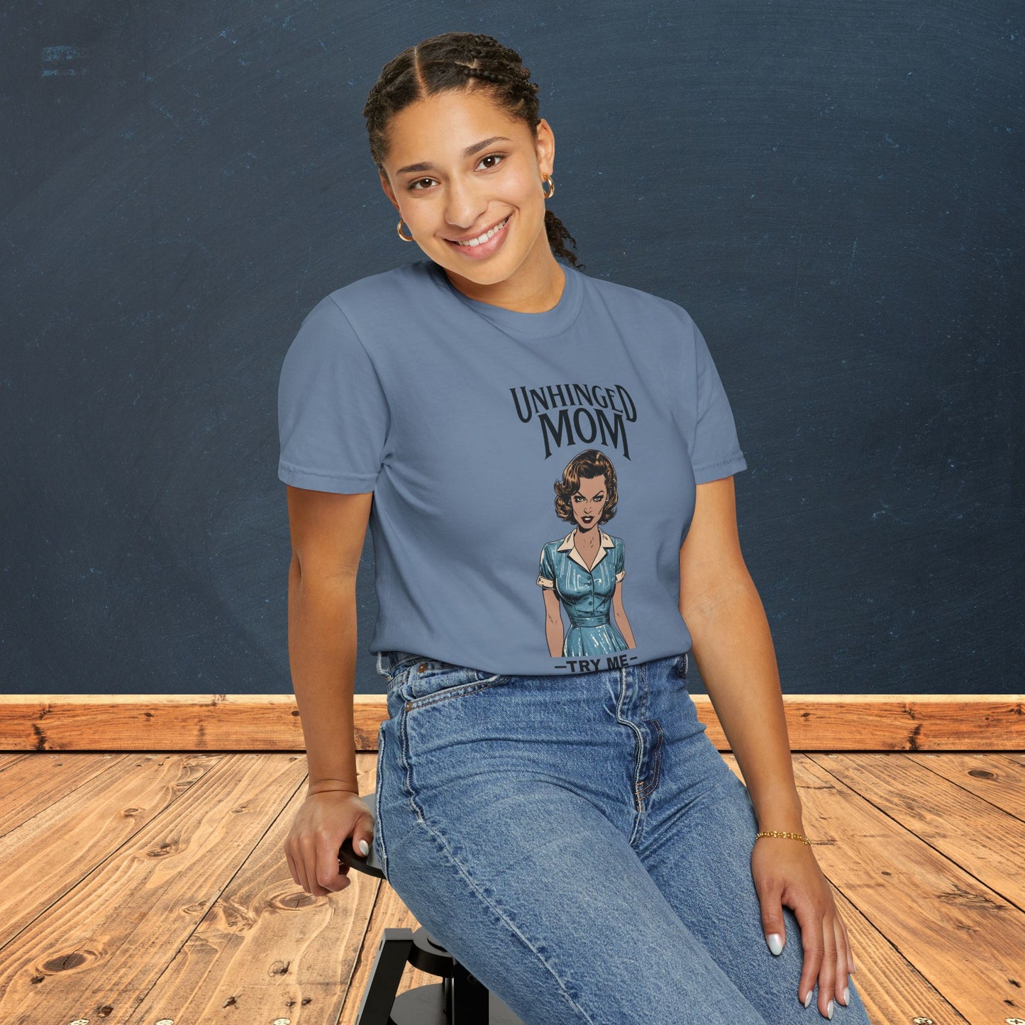 Unhinged Mom T-shirt, Best Mom Gift, Hot Mama Tshirt, Funny Mom Shirt, Mom Life Apparel, Mother's Day Gift, Mom Birthday Present, Inappropriate Adult Humor