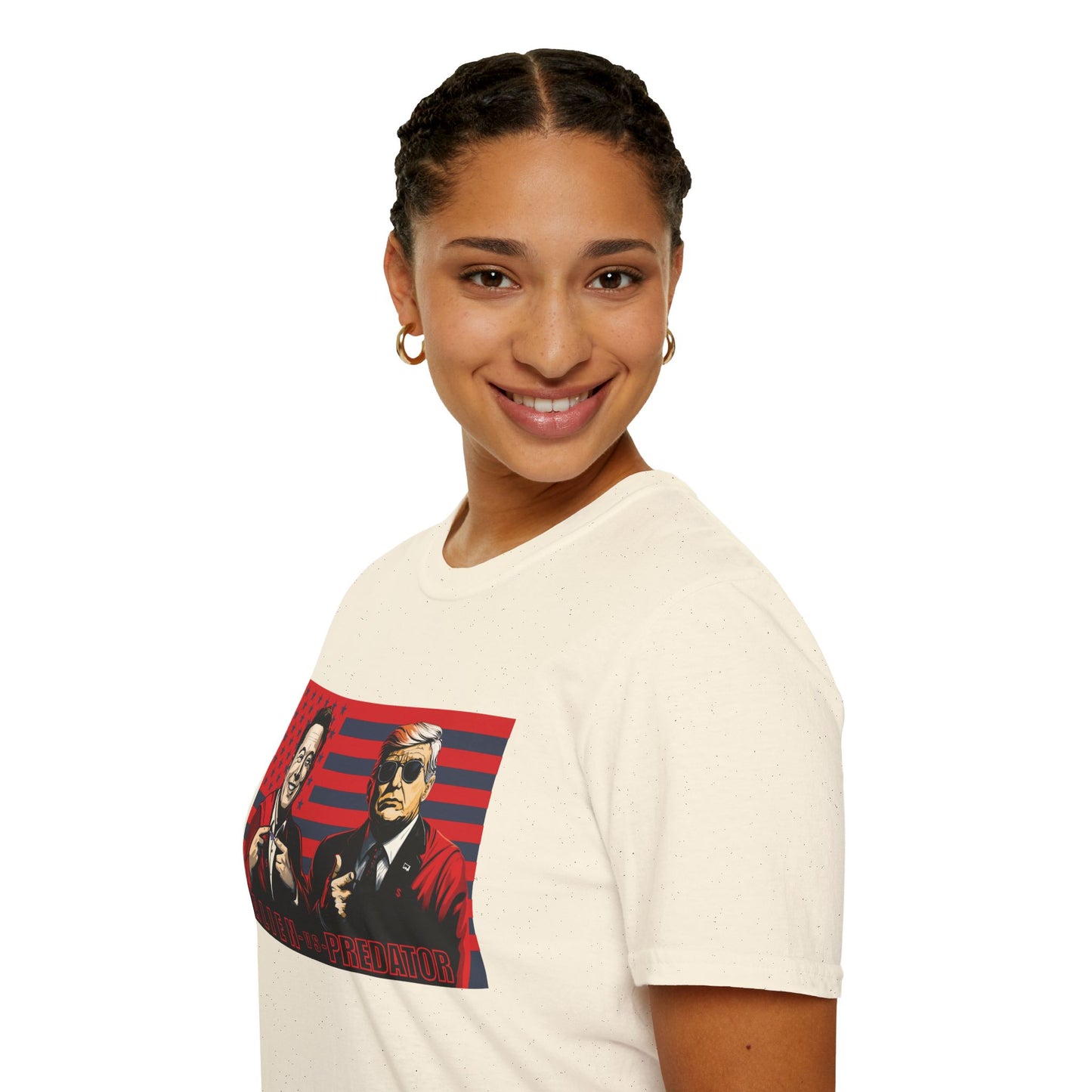 Trump and Elon Shirt, Alien versus Predator Political T Shirt, Donald Trump Fights Elon Musk Shirt, Comes in a variety of American Colors