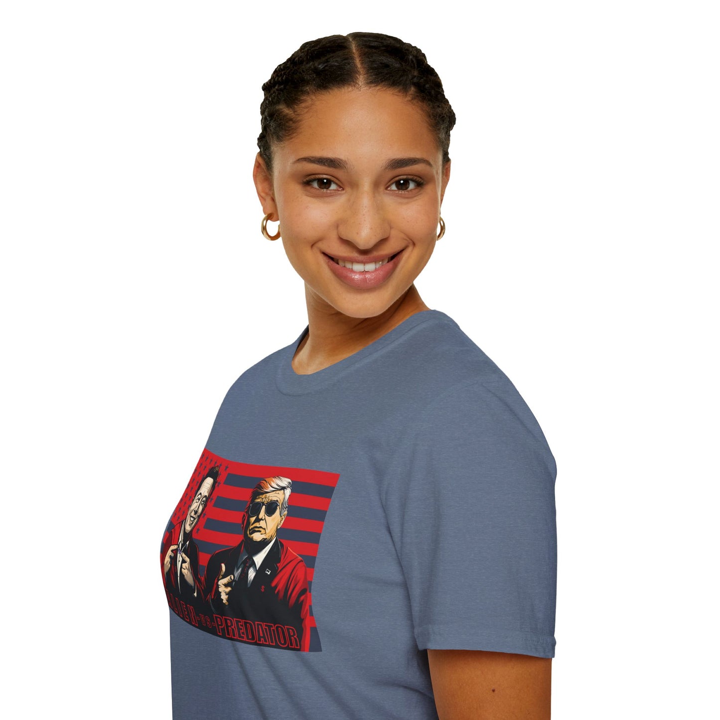 Trump and Elon Shirt, Alien versus Predator Political T Shirt, Donald Trump Fights Elon Musk Shirt, Comes in a variety of American Colors