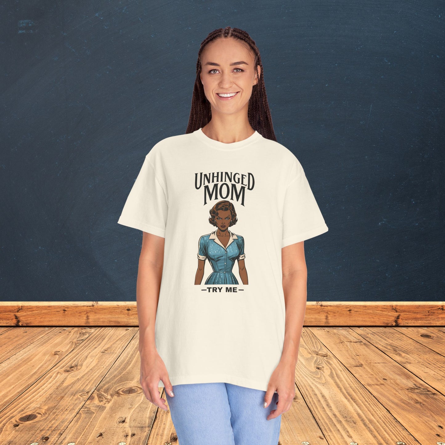 Unhinged Mom T-shirt, Best Mom Gift, Hot Mama Tshirt, Funny Mom Shirt, Mom Life Apparel, Mother's Day Gift, Mom Birthday Present, Inappropriate Adult Humor