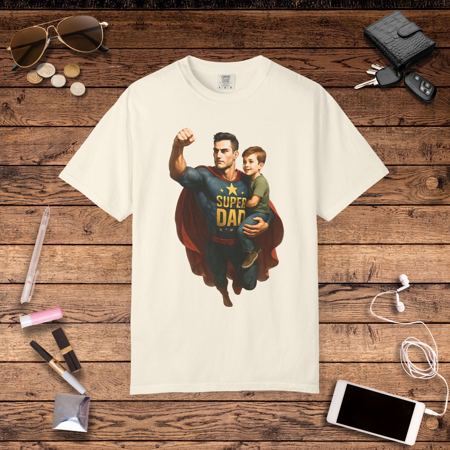 Super Dad T-shirt in Multiple Colors and Styles, Best Dad Gift, Superhero Shirt, Father's Day Shirt, Super Hero Tshirt, Father's Day Gift for Dad, Dad Shirt