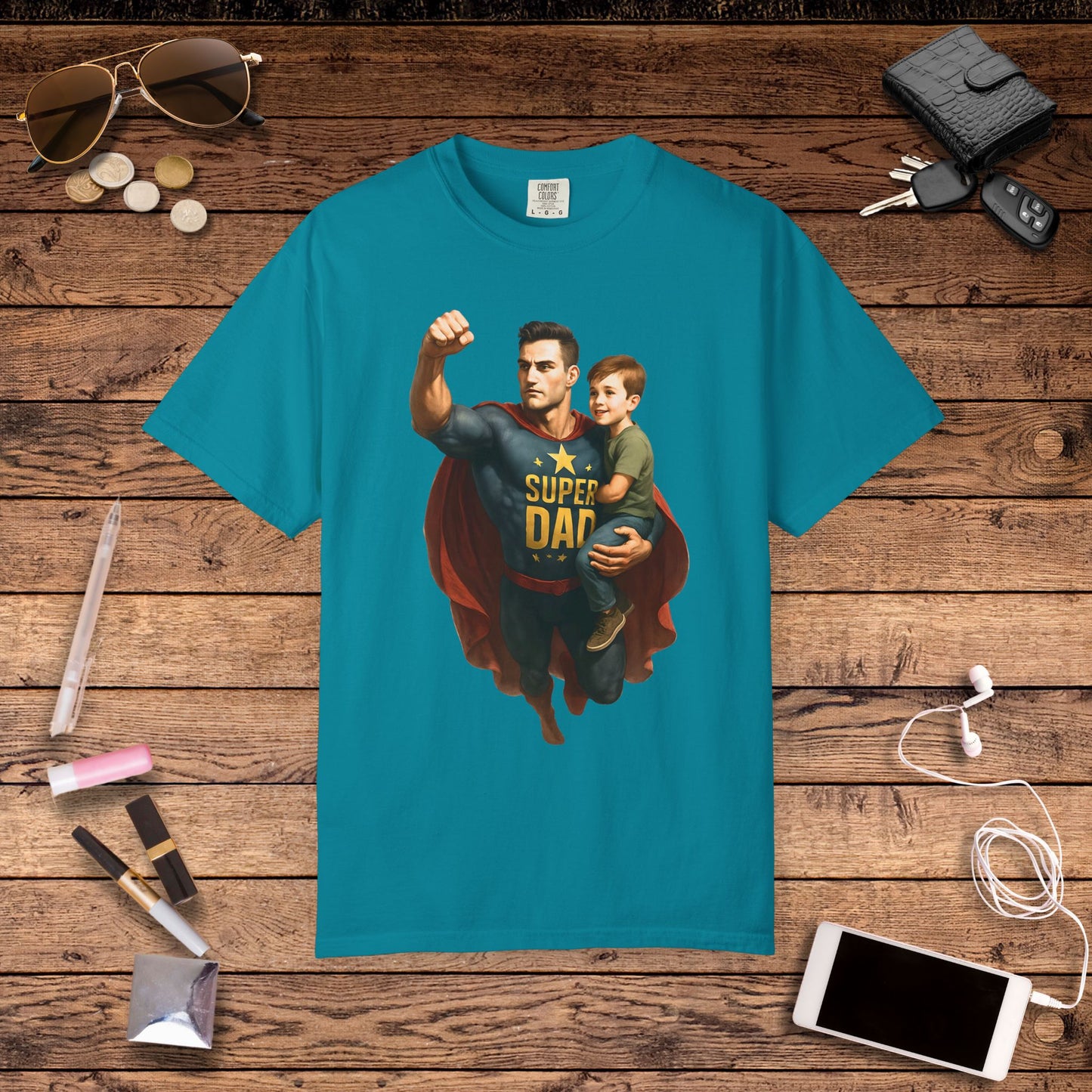 Super Dad T-shirt in Multiple Colors and Styles, Best Dad Gift, Superhero Shirt, Father's Day Shirt, Super Hero Tshirt, Father's Day Gift for Dad, Dad Shirt