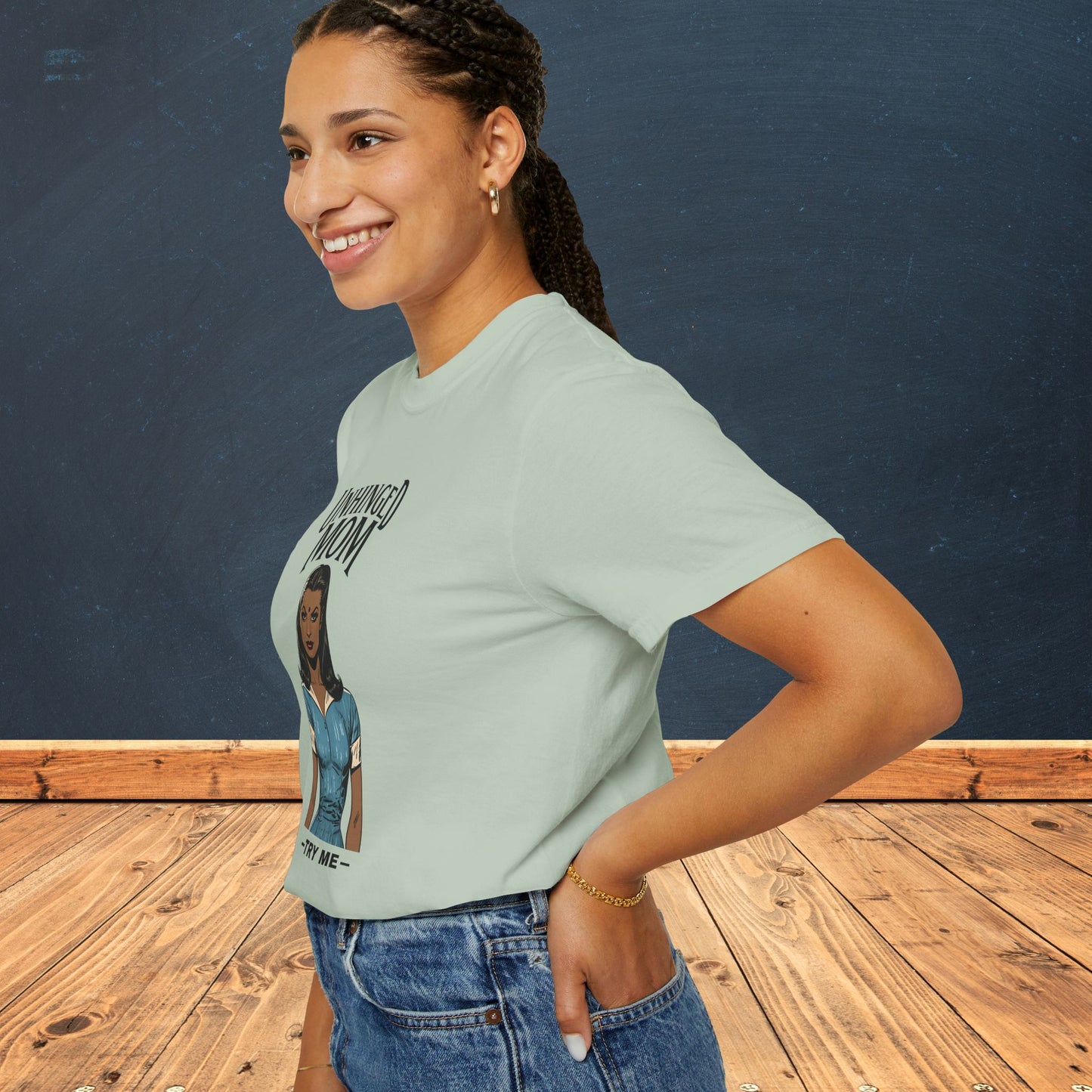 Unhinged Mom Tshirt, Best Mom Gift, Hot Mama Apparel, Funny Mom Shirt, Mother's Day Gift, Mom Birthday Present, Inappropriate Adult Humor Tee, Gift for Mom