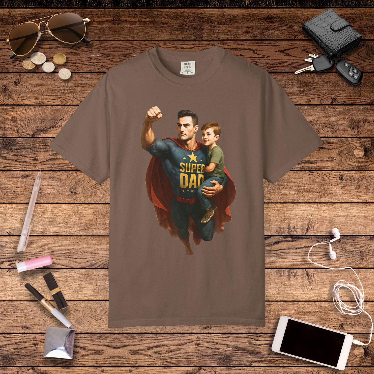 Super Dad T-shirt in Multiple Colors and Styles, Best Dad Gift, Superhero Shirt, Father's Day Shirt, Super Hero Tshirt, Father's Day Gift for Dad, Dad Shirt