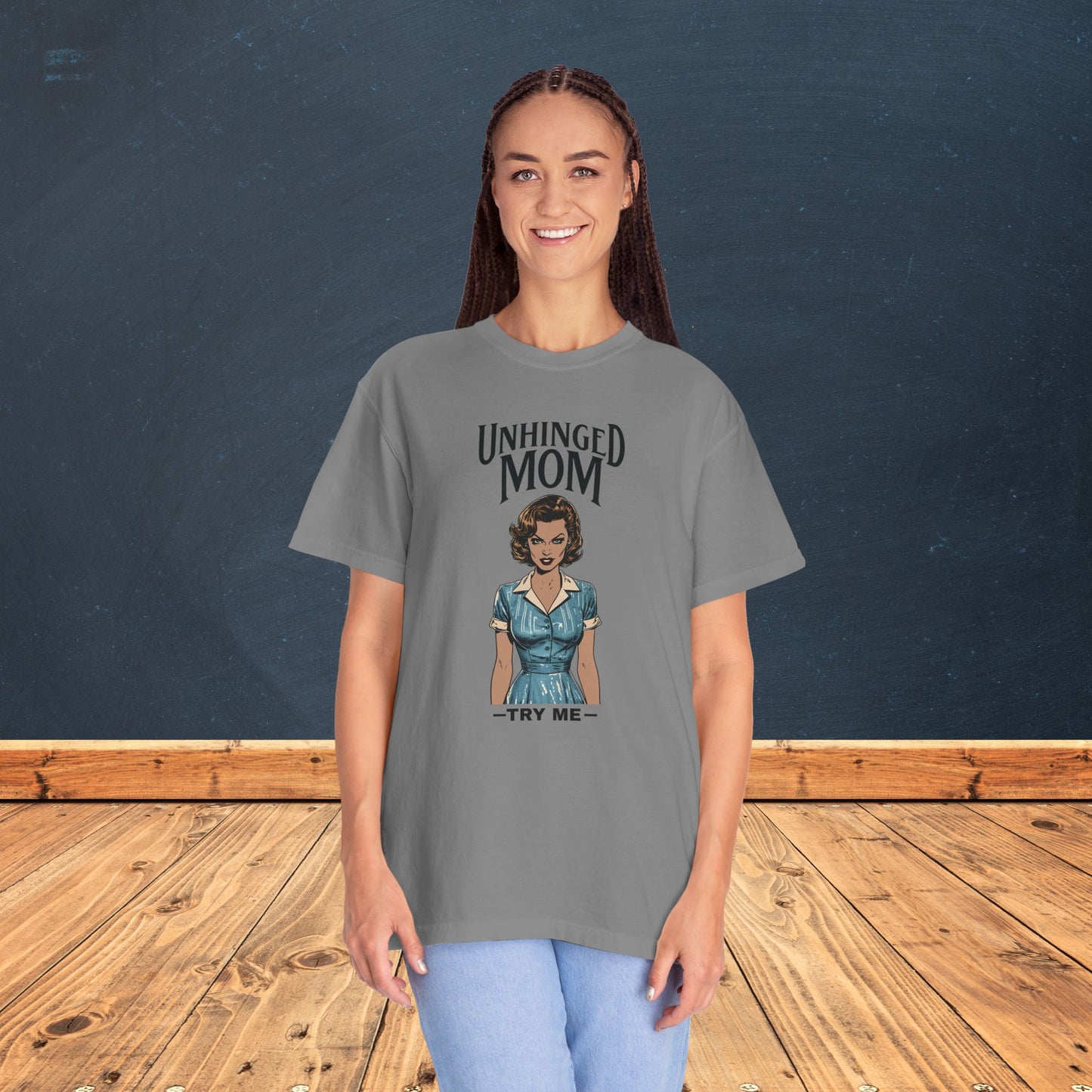 Unhinged Mom T-shirt, Best Mom Gift, Hot Mama Tshirt, Funny Mom Shirt, Mom Life Apparel, Mother's Day Gift, Mom Birthday Present, Inappropriate Adult Humor