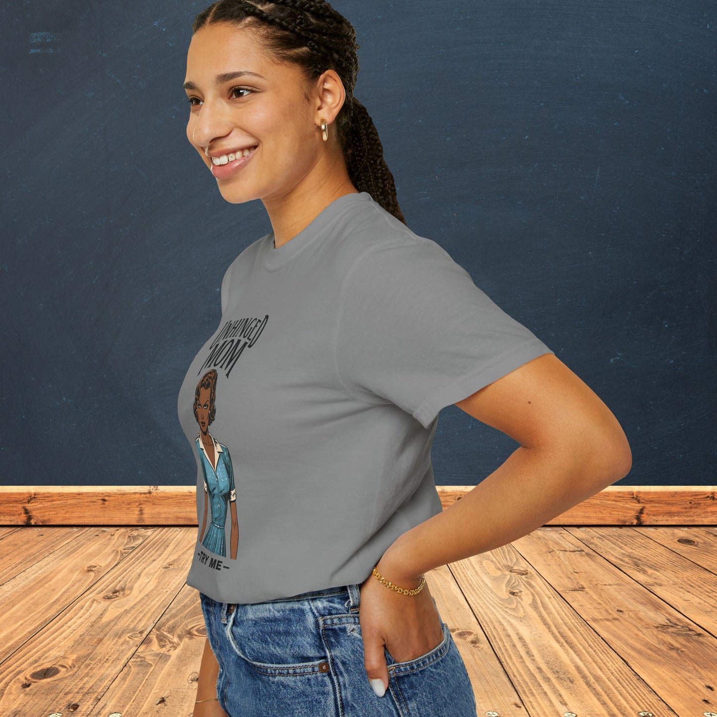 Unhinged Mom T-shirt, Best Mom Gift, Hot Mama Tshirt, Funny Mom Shirt, Mom Life Apparel, Mother's Day Gift, Mom Birthday Present, Inappropriate Adult Humor