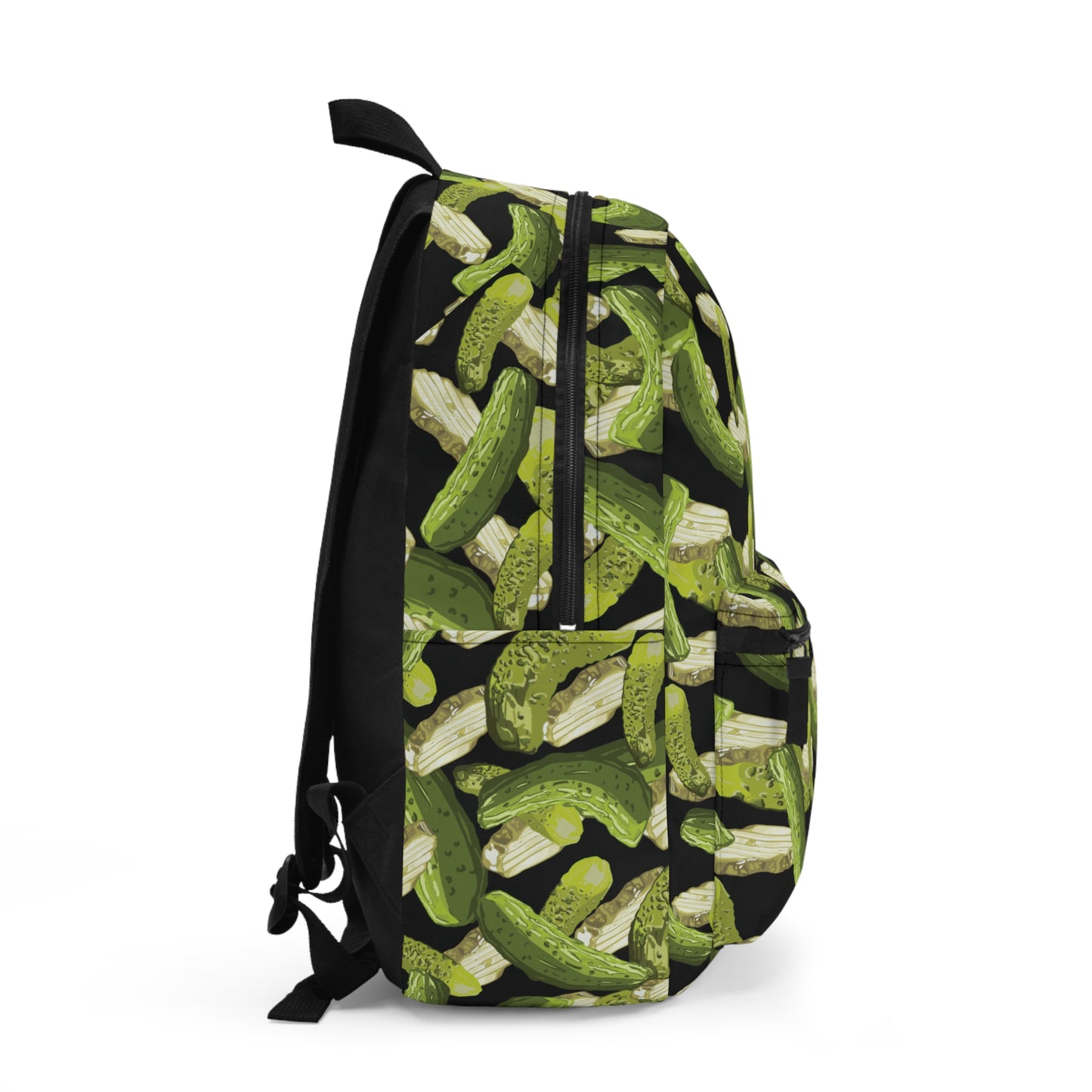 Pickle Backpack, Cute School Bag, Foodie Gift for Pickle Lovers, Green Pickle Lover, Fun Travel Backpack, Pickle Bag, Accessory with Pickles