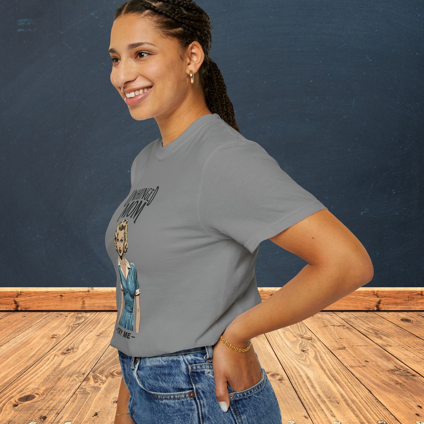 Unhinged Mom T-shirt, Best Mom Gift, Hot Mama Tshirt, Funny Mom Shirt, Mom Life Apparel, Mother's Day Gift, Mom Birthday Present, Inappropriate Adult Humor